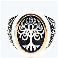 Anello Albero Della Vita 925 in Argento 4A-ADV-15 - 4A-ADV-15